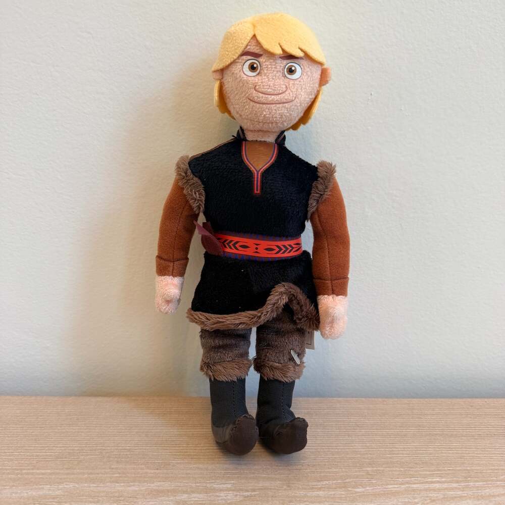 Disney Store Frozen Kristoff Plush Doll Medium Stuffed Toy